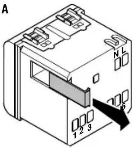 Gewiss GW14581 - Rimozione batteria - 1