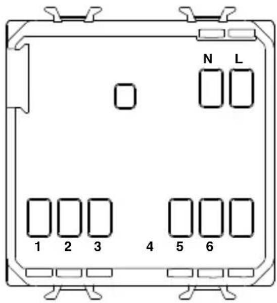 Gewiss GW14581 - Terminal description - 1