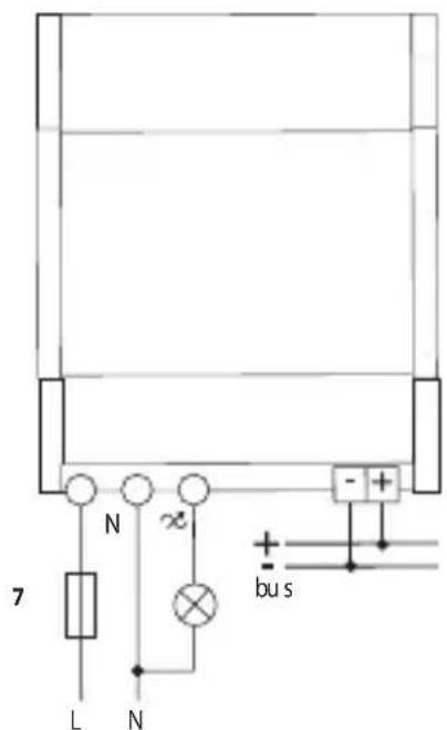 Gewiss GW90750 - Attutatore dimmer universale KNX 500VA - da guida DIN - 3