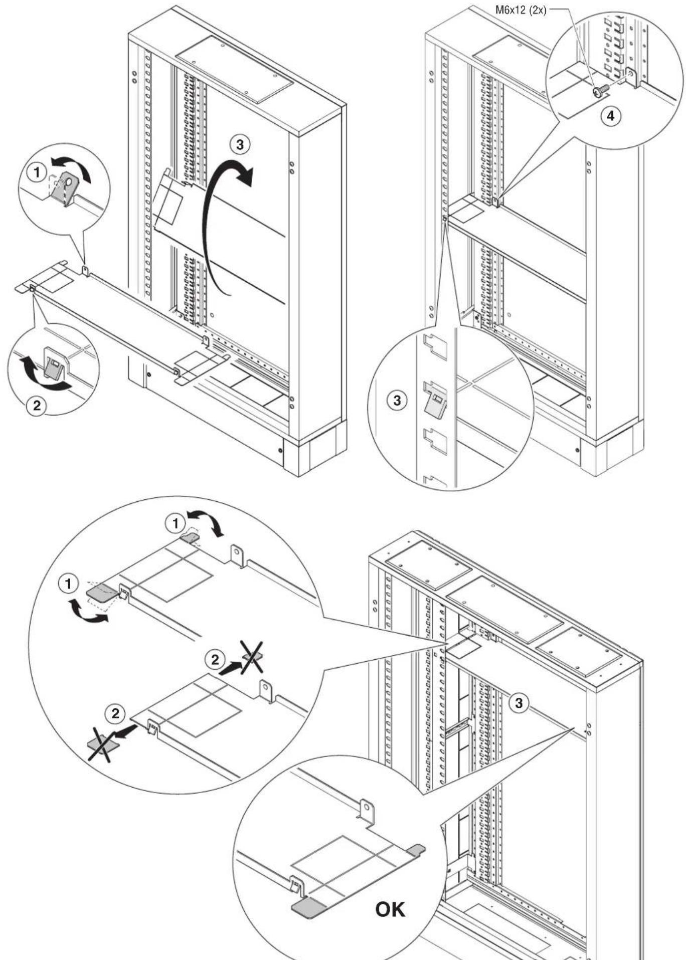 Gewiss GW45452 - MONTAGGIO SEPARATORE ORIZZONTALE: GW 45 451 - GW 45 452 - 1