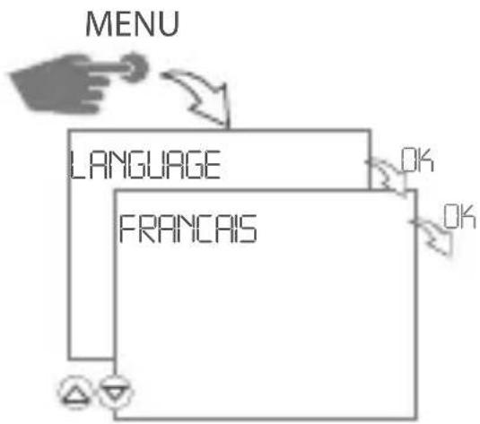 Gewiss GW96845 - PREMIÈRE MISE EN ROUTE - CHOIX DE LA LANGUE - 1