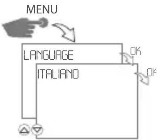 Gewiss GW96845 - PRIMA MESSA IN FUNZIONE - SCELTA DELLA LINGUA - 1