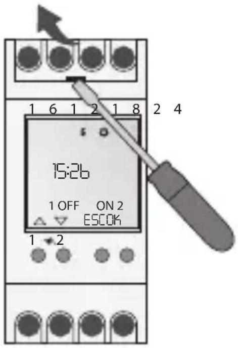 Gewiss GW96845 - BATTERY CHANGE - 1