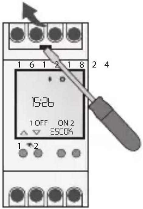 Gewiss GW96845 - BATTERIEWECHSEL - 1