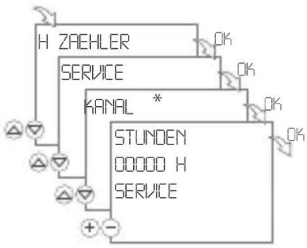 Gewiss GW96845 - HZAEHLER – Service-Counter einstellen - 1