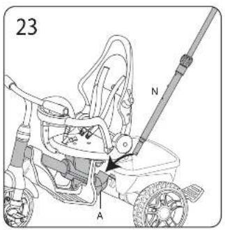Little Tikes Perfect Fit 4 in 1 Trike - POZYCJA 1 - SPACEROWA - 12