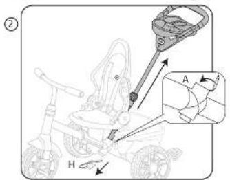 Little Tikes Perfect Fit 4 in 1 Trike - POSITION 3 - LEARN - 2