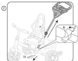 Little Tikes Perfect Fit 4 in 1 Trike - POSITION 3 - APPRENTISSAGE - 3