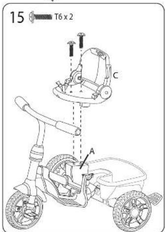 Little Tikes Perfect Fit 4 in 1 Trike - POSITION 3 - APPRENTISSAGE - 15