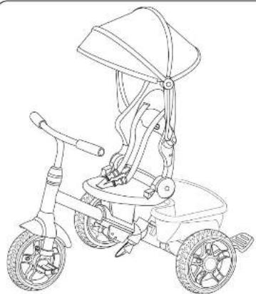 Little Tikes Perfect Fit 4 in 1 Trike - STAND3-LEREN - 1