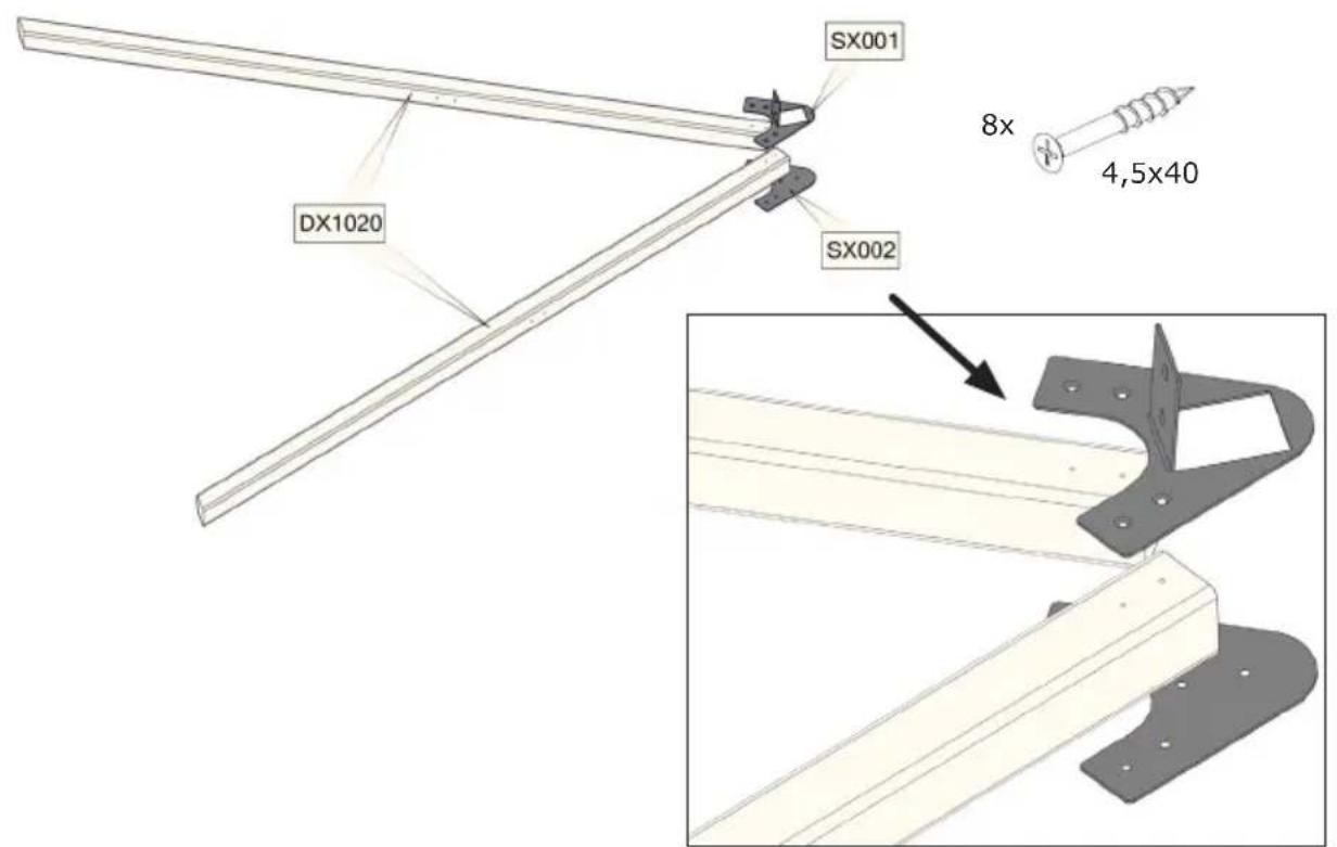 EXIT Aksent Single Swing Arm - Step 1 / Schritt 1 / Stap 1 / Étape 1 - 1