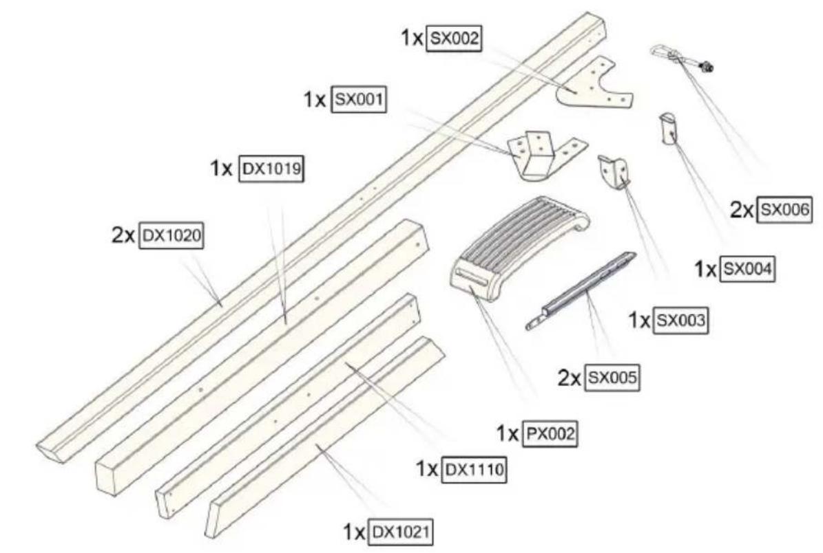 EXIT Aksent Single Swing Arm - Assembly / Montage / Montage / L'assemblage - 1