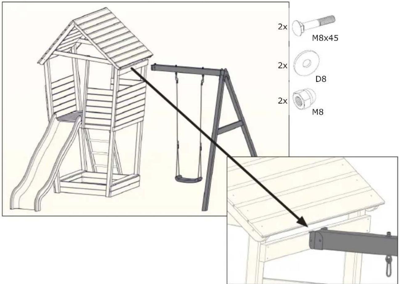 EXIT Aksent Single Swing Arm - Step 2 / Schritt 2 / Stap 2 / Étape 2 - 6