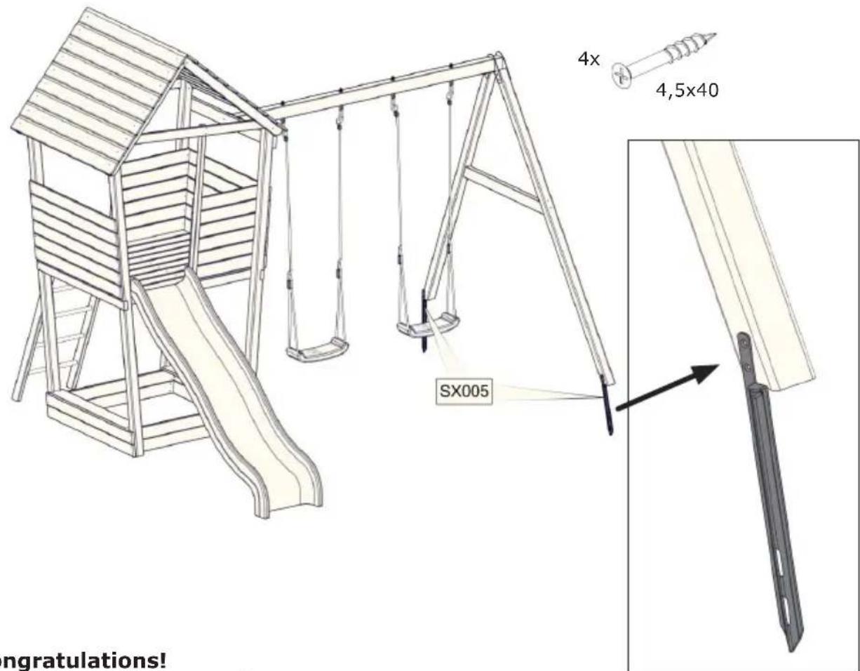 EXIT Aksent Double Swing Arm - Step 8 / Schritt 8 / Stap 8 / Étape 8 - 2
