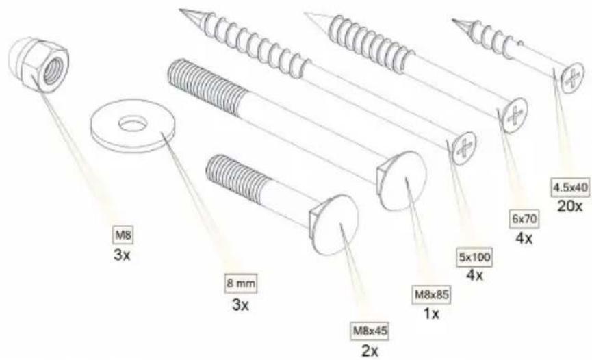 EXIT Aksent Double Swing Arm - Assembly / Montage / Montage / L'assemblage - 2