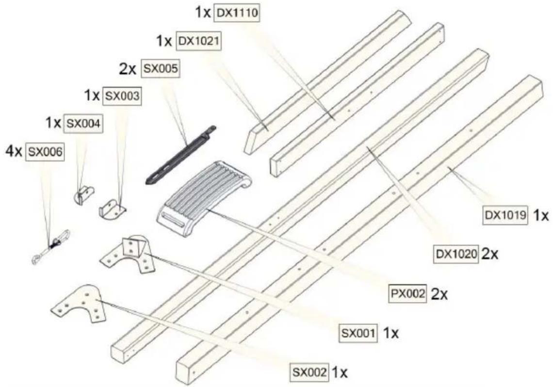 EXIT Aksent Double Swing Arm - Assembly / Montage / Montage / L'assemblage - 1