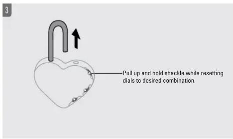 STANLEY Heart Shaped Padlock - 3