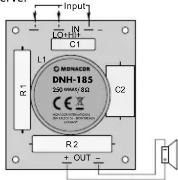 Monacor DNH185 - Caracteristiques techniques - 2