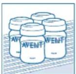 PHILIPS AVENT SCD241 - Aufbewahrung abgepumpter Muttermilch - 1