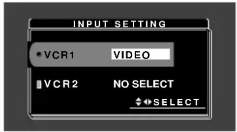PIONEER AVDW8000 - Impostazione ingresso (VCR 1 o VCR 2) - 1