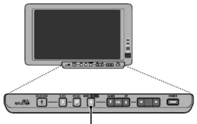 PIONEER AVDW8000 - Changement du mode d'agrandissement de I'écran - 1