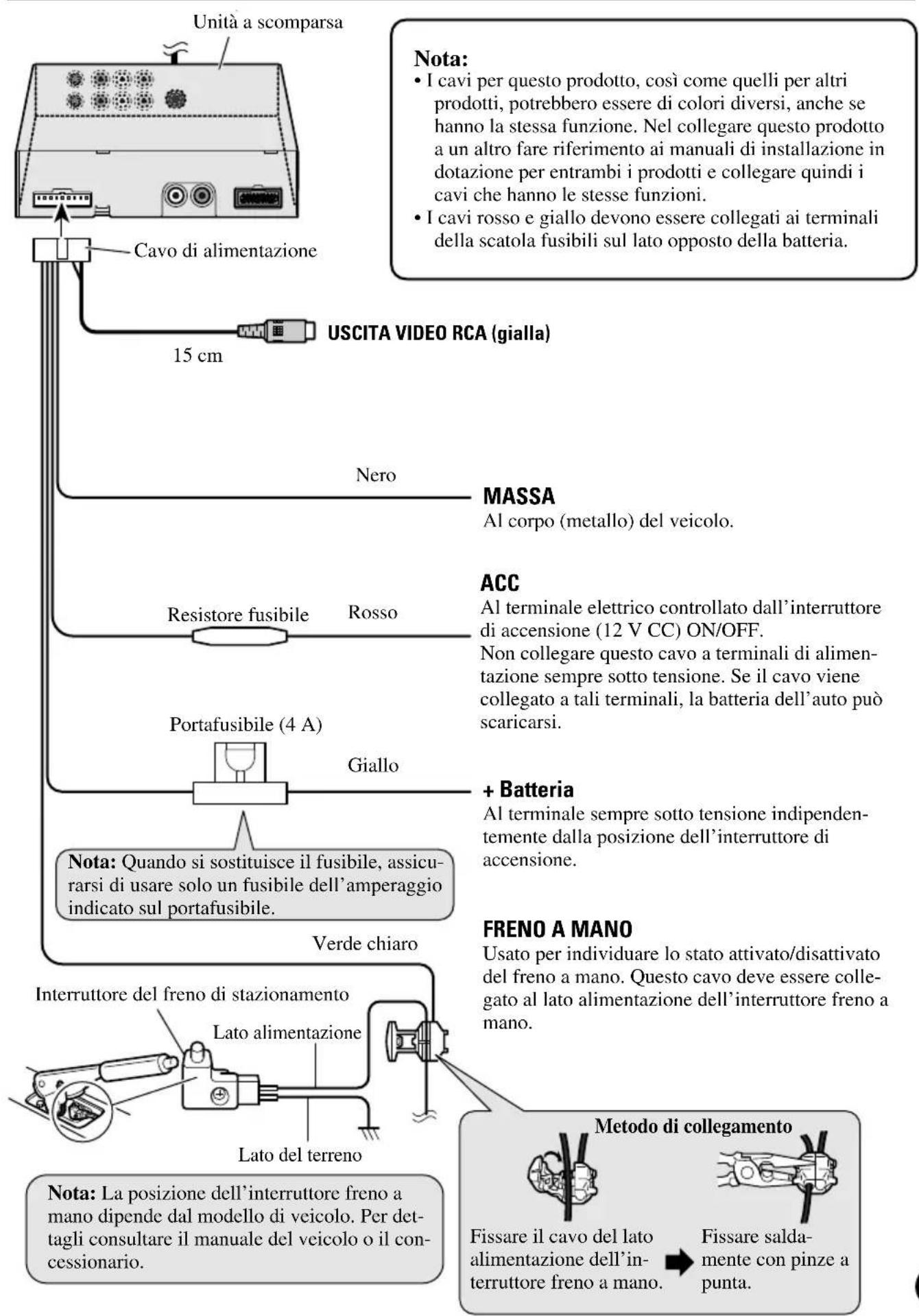 PIONEER AVDW8000 - Collegamento del cavo di alimentazione - 1