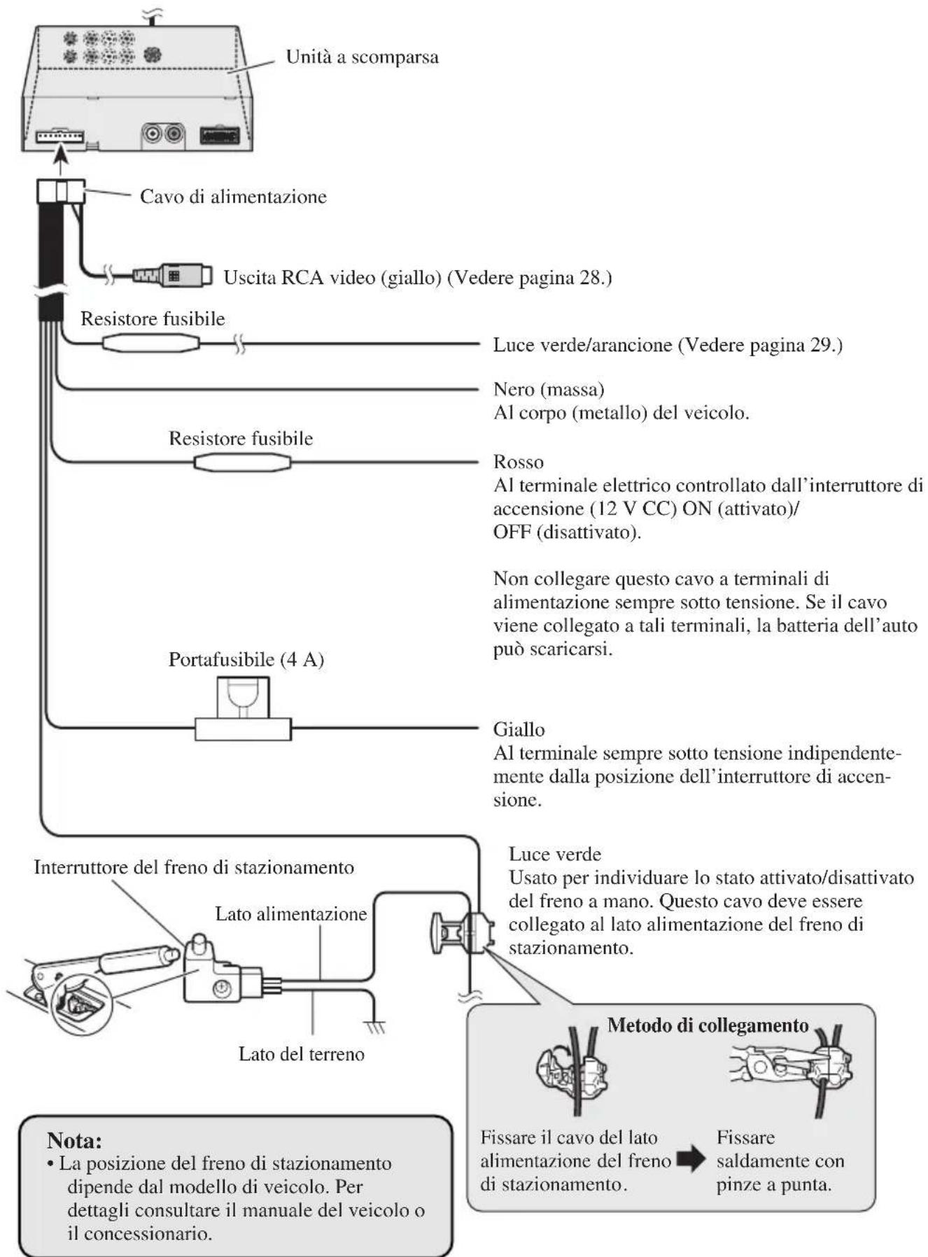 PIONEER AVDW6010 - Collegamento del cavo di alimentazione - 1