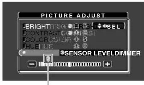 PIONEER AVDW6010 - Scegliere DIMMER. - 2