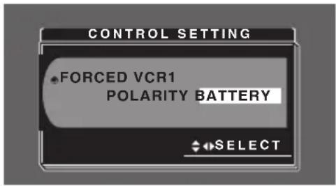 PIONEER AVDW6010 - Réglage de l'entrée VCR1 forcée - 2