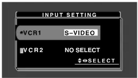 PIONEER AVDW6010 - Réglage de l'entrée [VCR1/VCR2] - 4