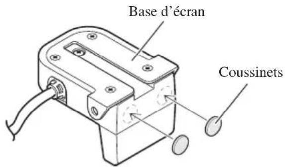 PIONEER AVDW6010 - Installation de l'écran avec la base de montage fournie - 1