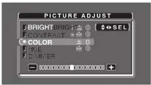 PIONEER AVDW6010 - BRIGHT/CONTRAST/COLOR/HUE - 2