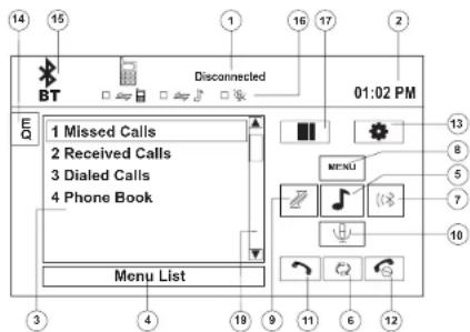 JENSEN UV10 - Interfaz de Nombre Bluetooth - 1