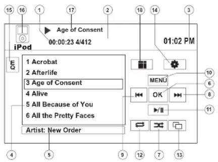 JENSEN UV10 - Como Acceder al Modo iPod - 1