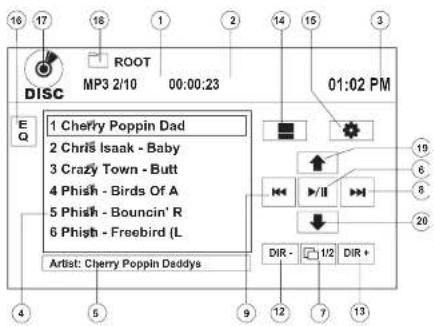 JENSEN UV10 - MP3 User Interface - 1