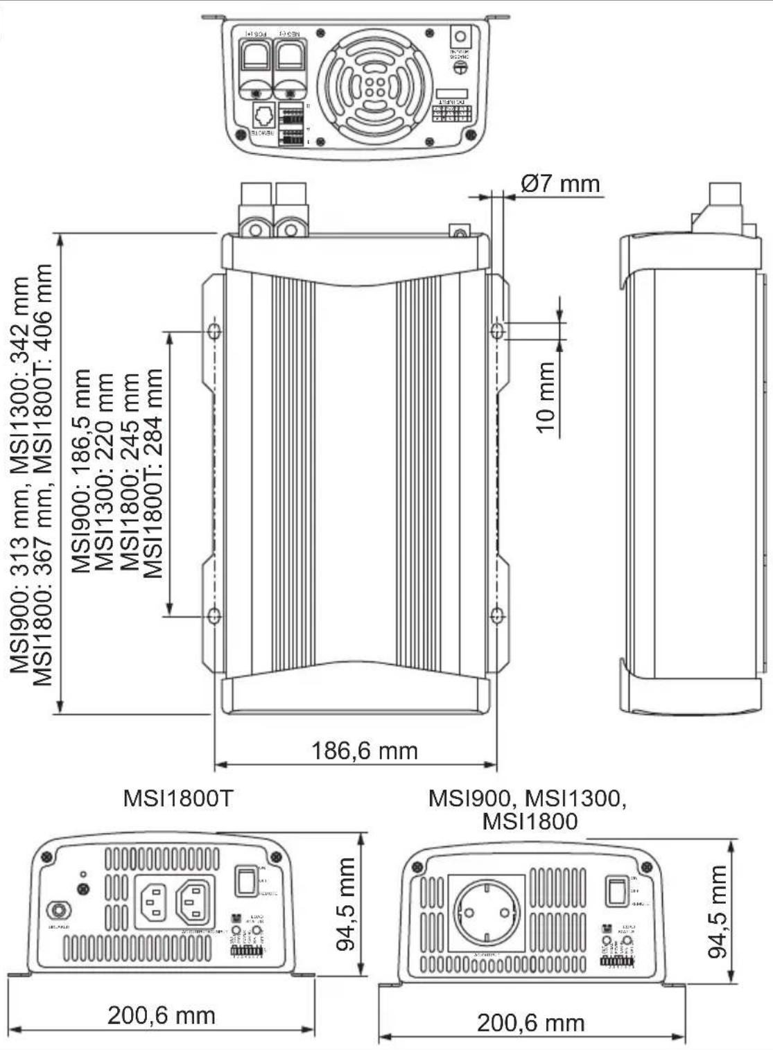 WAECO SinePower MSI1824T - SinePower MSI912, MSI924, MSI1312, MSI1324, MSI1812, MSI1824, MSI1812T, MSI1824T - 14