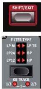 Nord Lead A1r - Touche Shift - 1
