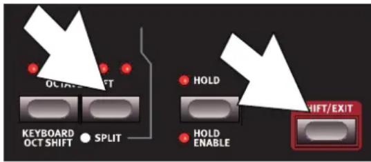Nord Lead A1r - Créer un split (partage de clavier) - 1