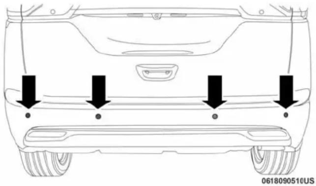 Chrysler Pacifica (2018) - CapteursdusystèmeParkSense - 1