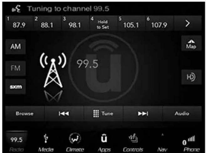 Chrysler Pacifica (2018) - Radio - 2