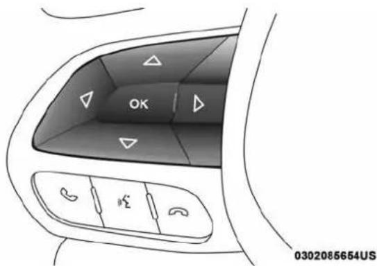 Chrysler Pacifica (2018) - Emplacementetcommandesdel'écrand'affichage dugrouped'instruments - 1