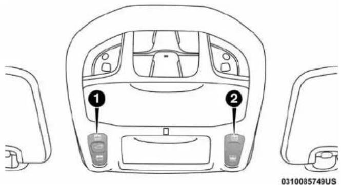 Chrysler Pacifica (2018) - TOITOUVRANTPANORAMIQUEÀTROIS VOLETS-SELONL'ÉQUIPEMENT - 1