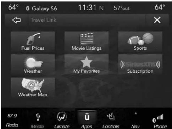Chrysler Pacifica (2018) - ServiceSiriusXMTravelLink(4C/4CAVEC NAVIGATION) - 1