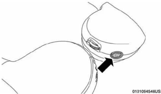 Chrysler Pacifica (2018) - Changement du mode audio des casques d'écoute - 1