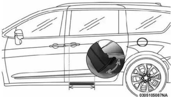Chrysler Pacifica (2018) - Portièrecoulissantemainslibres—selon l'équipement - 1