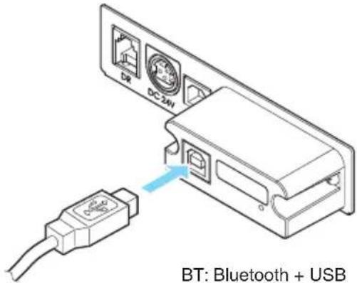 CITIZEN CTE651 - Conexión de los cables de interfaz - 3