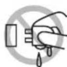 CITIZEN CTE651 - Observez les précautions suivantes pour l'alimentation électrique et le cordon d'alimentation : - 2