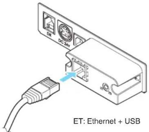 CITIZEN CTE651 - Branchement des cables d'interface - 5