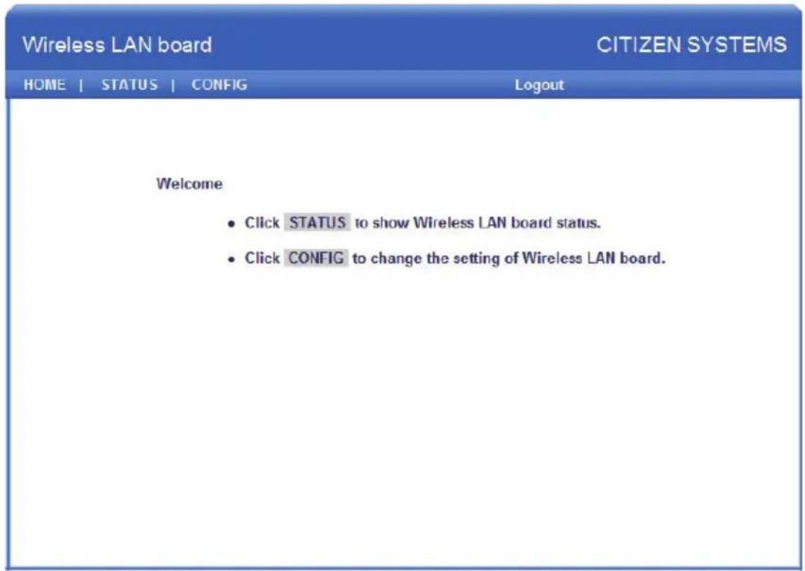 CITIZEN CTE651 - Schermata HOME - 1