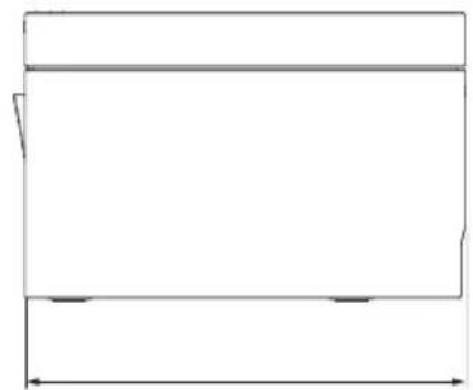 CITIZEN CTE651 - Vistas externas y dimensiones - 3